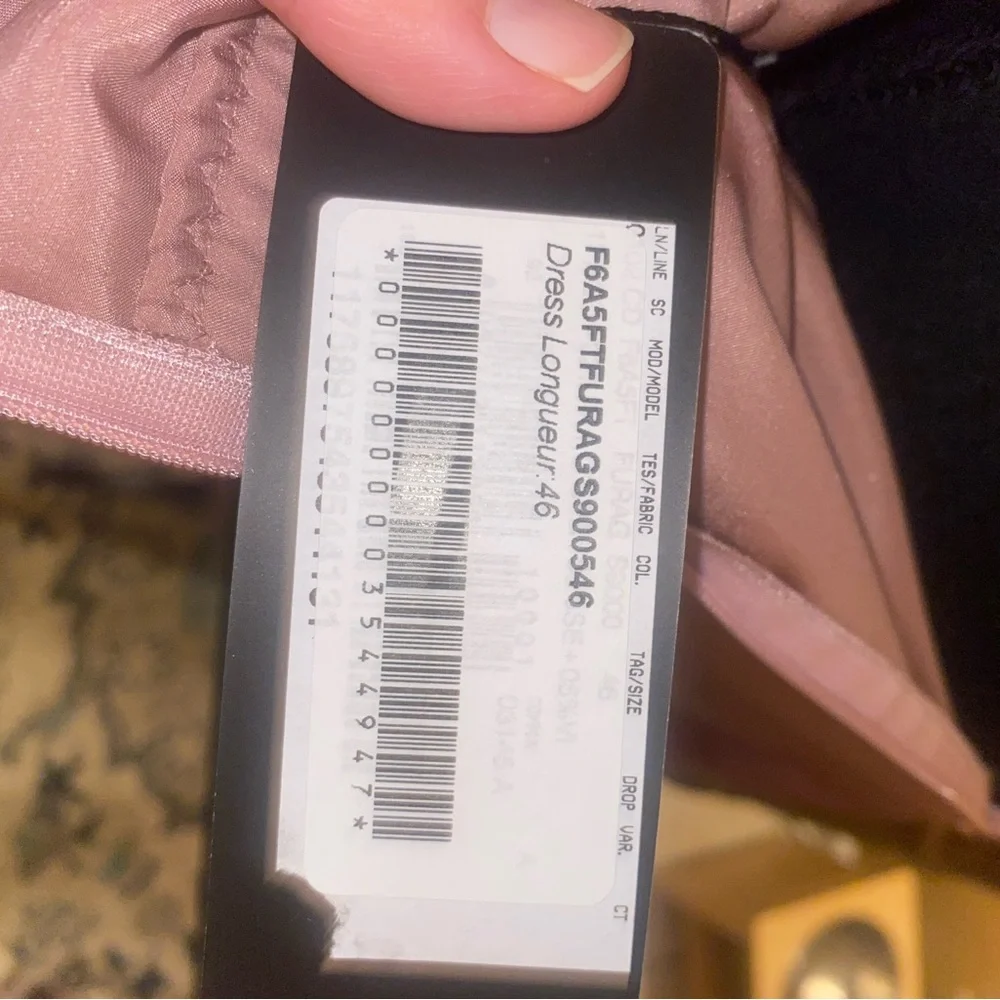 Dolce & Gabbana NWT Vintage Y2K Elegant Mauve Bodycon  Slip Dress - Picture 8 of 11